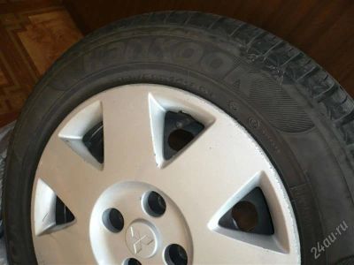 Лот: 1692267. Фото: 1. Комплект 4 летних шины Hankook... Шины на дисках