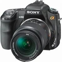 Лот: 10303233. Фото: 1. Фотоаппарат Sony Alpha 200 (A200... Цифровые зеркальные
