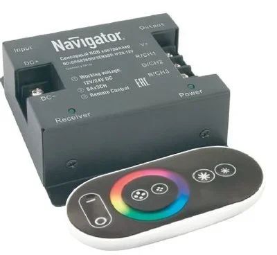 Лот: 19804545. Фото: 1. Контроллер Navigator 71493 ND-СMRGB360SENSOR-IP20-12V. Разное