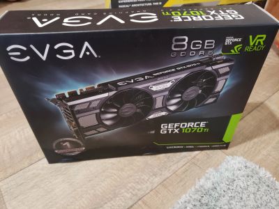 Лот: 12145966. Фото: 1. Видеокарта EVGA GTX 1070 ti. Видеокарты