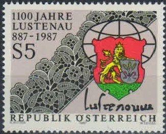 Лот: 16386914. Фото: 1. 1987. Австрия. 1100 лет Лустенау... Марки