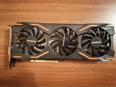 Лот: 17176498. Фото: 1. Gigabyte GTX 1080 Windforce OC... Видеокарты