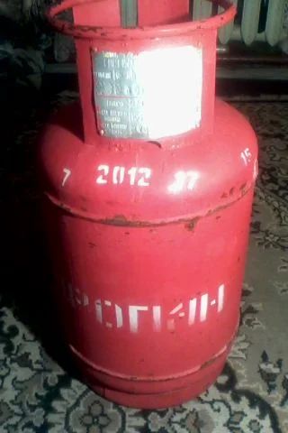 Лот: 5071358. Фото: 1. газовый балон 27литров. Баллоны, газ в баллонах