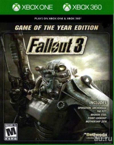 Лот: 14795825. Фото: 1. Fallout 3 - Game of the Year Edition... Игры для консолей