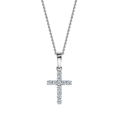 Лот: 23901695. Фото: 1. Подвеска-крестик TALANT из серебра... Кулоны, подвески
