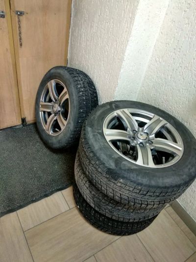 Лот: 12117534. Фото: 1. Колеса 5*100 зима/торг. Шины на дисках