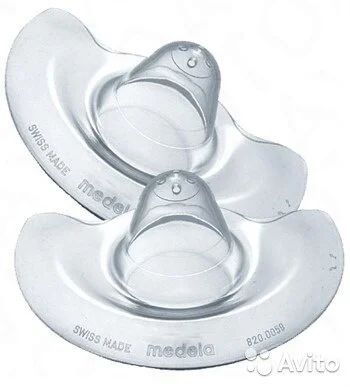 Лот: 10595070. Фото: 1. Накладки на грудь medela s. Всё для кормления