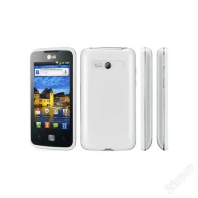 Лот: 2213924. Фото: 1. LG E510 Optimus Hub White. Смартфоны