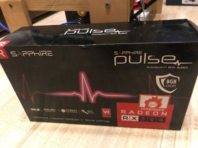 Лот: 12666132. Фото: 1. Radeon RX580 Saphire 8Gb. Видеокарты