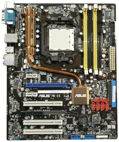 Лот: 2123889. Фото: 1. ASUS M2N-E am2 am2+ am3. Материнские платы