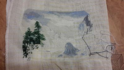 Лот: 6816940. Фото: 1. Набор для вышивания (незаконченный... Вышивание