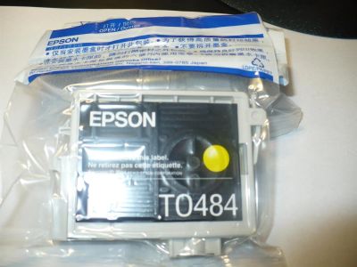 Лот: 3512995. Фото: 1. Картридж Epson T0484 Yelow. Картриджи, расходные материалы