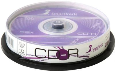 Лот: 9144940. Фото: 1. CD-R Smarttrack 700Mb 10 дисков. CD, DVD, BluRay