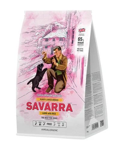 Лот: 15054482. Фото: 1. (Савара) Ягненок/Рис 3кг сухой... Корма
