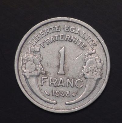 Лот: 3973500. Фото: 1. 1 франк 1948 г. Франция (а888). Европа