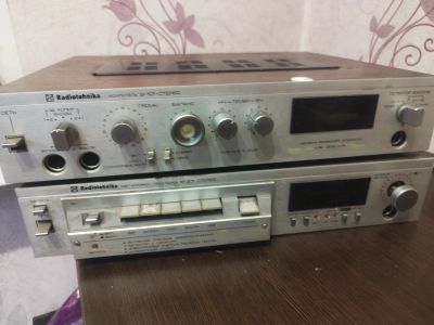 Лот: 21540865. Фото: 1. Продам усилитель, кассетник и... Усилители, эквалайзеры