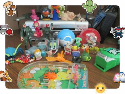 Лот: 3992783. Фото: 1. куча всяких мелких игрушек одним... Игрушки