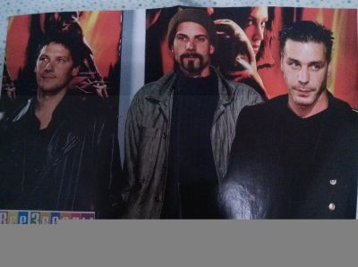 Лот: 5129612. Фото: 1. Постер плакат Rammstein 4. Наклейки, карточки, вкладыши