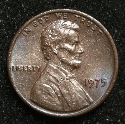 Лот: 23525399. Фото: 1. 1 цент 1975 года. США. Штемпельный... Америка