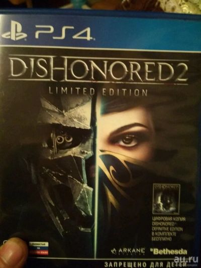 Лот: 10561488. Фото: 1. Диск PS4 Dishonored 2. Игры для консолей