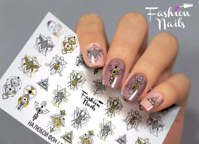 Лот: 12017341. Фото: 1. слайдер дизайн fashion nails galaxy... Украшения, дизайн ногтей