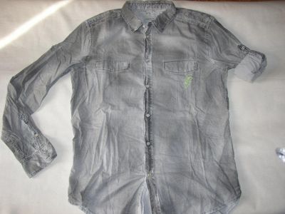 Лот: 7459163. Фото: 1. Рубашка slim тонкая Diesel р.XL... Рубашки, водолазки