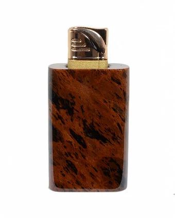 Лот: 12231384. Фото: 1. Зажигалка из обсидиана 48*20*100... Сувенирные мелочи