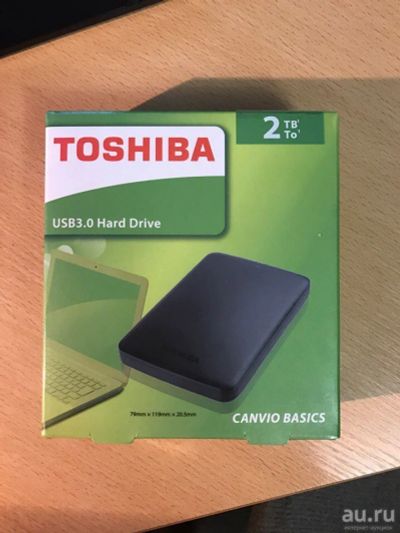 Лот: 9998474. Фото: 1. Внешний жесткий диск Toshiba 2tb. Внешние жесткие диски