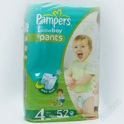 Лот: 2356270. Фото: 1. трусики (памперс) "pampers active... Детская гигиена