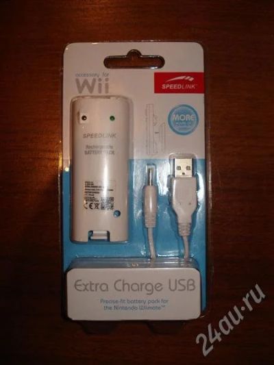 Лот: 461667. Фото: 1. USB аккумулятор для Wii Remote. Игровые приставки, консоли