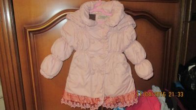 Лот: 7306956. Фото: 1. Утеплённое пальтишко на 1-2 года. Верхняя одежда