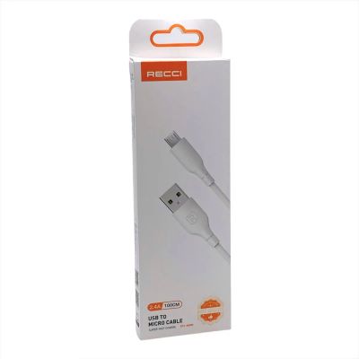Лот: 22147532. Фото: 1. Кабель RECCI micro USB RTC-N08M... Дата-кабели, переходники