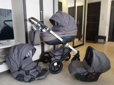 Лот: 15554739. Фото: 1. Коляска 3 в 1 Verdi Bobo Eco как... Коляски