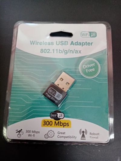 Лот: 8571752. Фото: 1. Usb Wifi адаптер 300 Mbps (b\g... WiFi, Bluetooth адаптеры