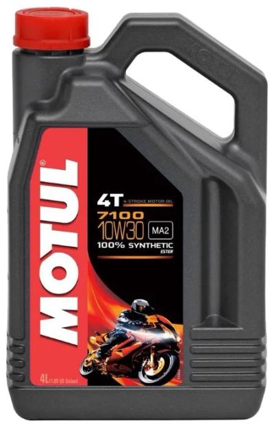 Лот: 20067487. Фото: 1. MOTUL 7100 4T 10w30 SN/SG, MA2... Масла, жидкости