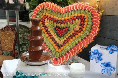 Лот: 7565624. Фото: 1. Шоколадные фонтаны,Фруктовые... Шоколад, конфеты