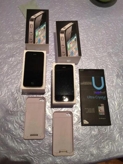 Лот: 3624656. Фото: 1. Apple Iphone 4 16GB черные (2... Смартфоны