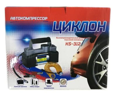 Лот: 19103035. Фото: 1. Компрессор автомобильный Циклон... Компрессоры автомобильные, шинные насосы