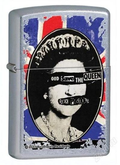 Лот: 1578534. Фото: 1. Zippo God Save the Queen [original... Сувенирные мелочи