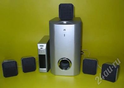 Лот: 189643. Фото: 1. Колонки Jazz Speakers 5.1 от домашнего... Активные акустические системы