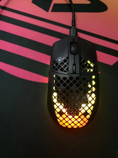 Лот: 19935907. Фото: 1. Игровая мышь steelseries aerox... Клавиатуры и мыши
