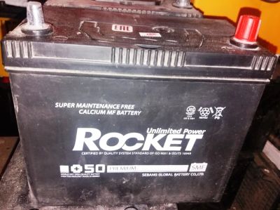 Лот: 22488566. Фото: 1. Аккумулятор не новый Rocket 75B24... Аккумуляторы