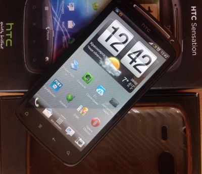 Лот: 3773052. Фото: 1. Смартфон HTC Sensation полный... Смартфоны