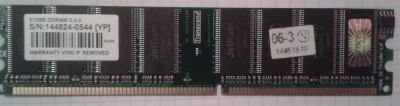 Лот: 3462167. Фото: 1. JetRam DDR 512MB PC3200 (DDR400... Оперативная память