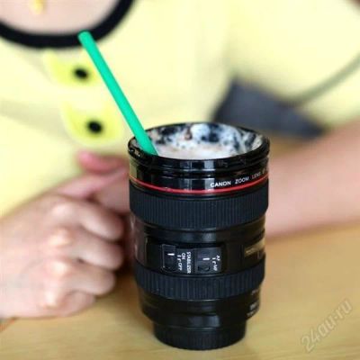 Лот: 781017. Фото: 1. Кружка объектив Canon ef 24-105... Кружки, стаканы, бокалы