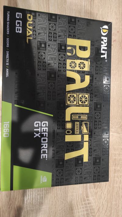 Лот: 18341508. Фото: 1. Palit GeForce GTX 1660 Dual 6GB... Видеокарты