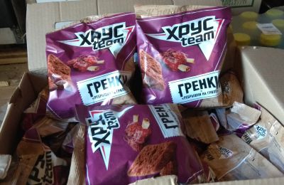 Лот: 17290379. Фото: 1. гренки Хрус Team рёбрышки на гриле... Другое (продукты)