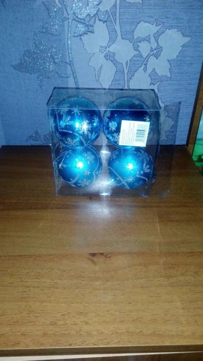 Лот: 10712230. Фото: 1. Шары елочные. Гирлянды, шарики, новогодние аксессуары