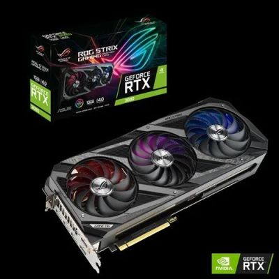 Лот: 17346124. Фото: 1. ASUS ROG Strix GeForce RTX 3080. Видеокарты