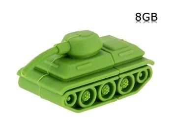 Лот: 3442202. Фото: 1. USB флешка «танк» 8 Гб в наличии... USB-флеш карты